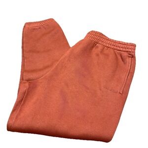 NWT Outdoor Voices Nimbus Jogger Sweatpants Saddle Orange Cotton Women's XXL‎
